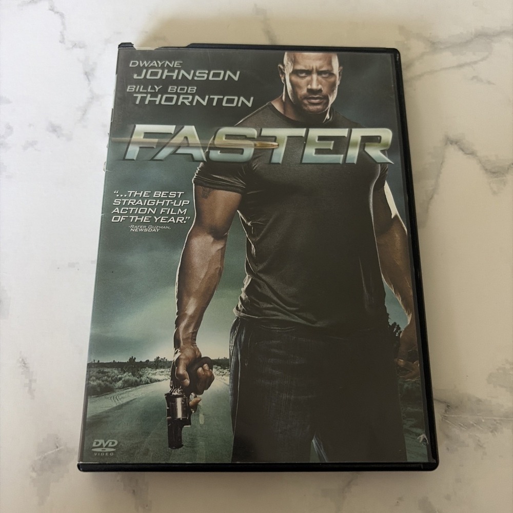 Faster DVD 2011 Dwayne Johnson Billy Bob Thornton Action Movie Special Features